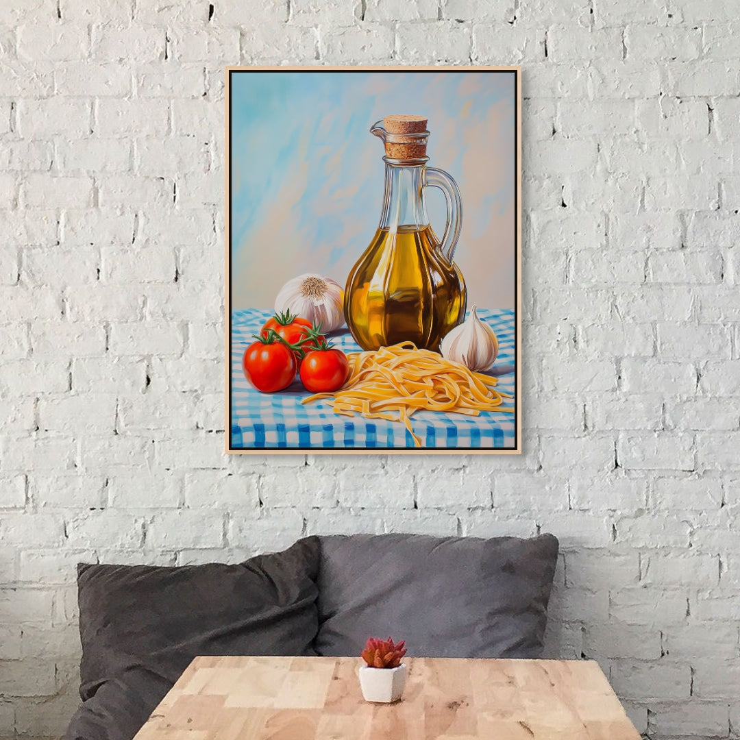 D0296-an-italian-dinner-hand-painted-wall-art-b-room-image-room-f-natural