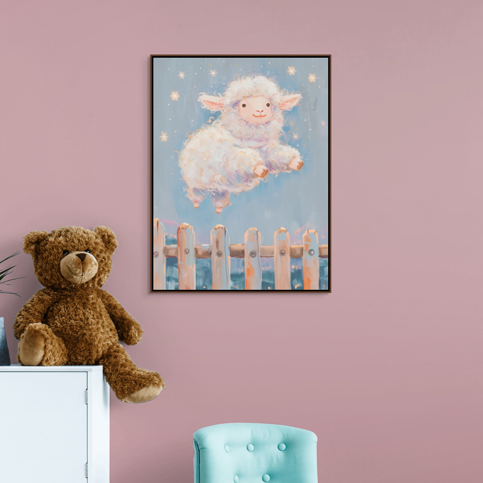 D0297-counting-sheep-hand-painted-wall-art-a-room-image-room-f-walnut