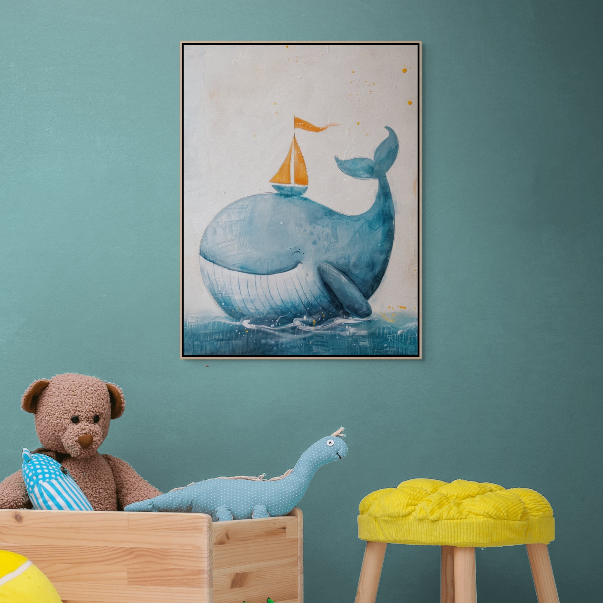 D0301-whale-ride-hand-painted-wall-art-vertical-room-f-natural