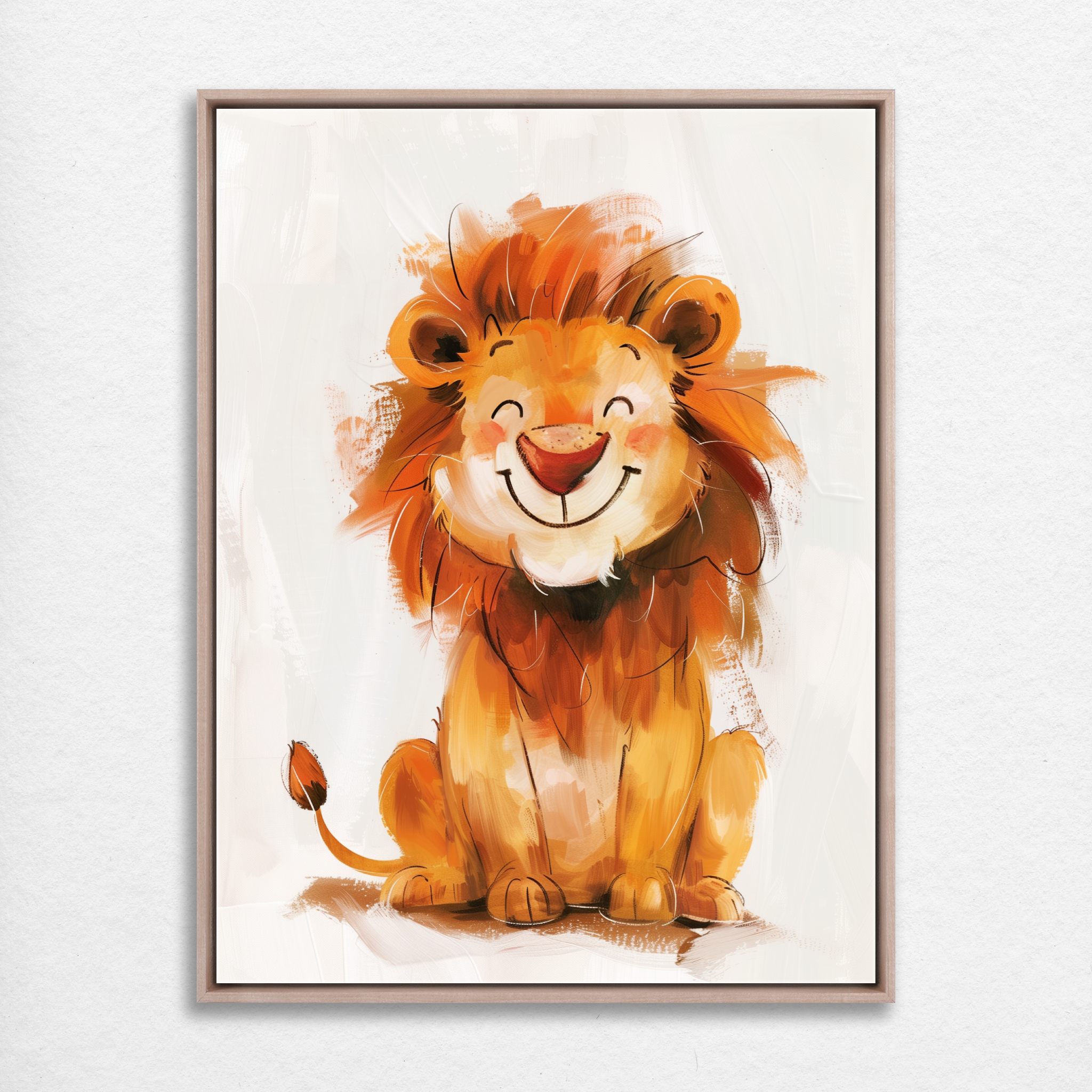 D0304-smile-lion-hand-painted-wall-art_18_3x4-vertical-frame-natural.psd