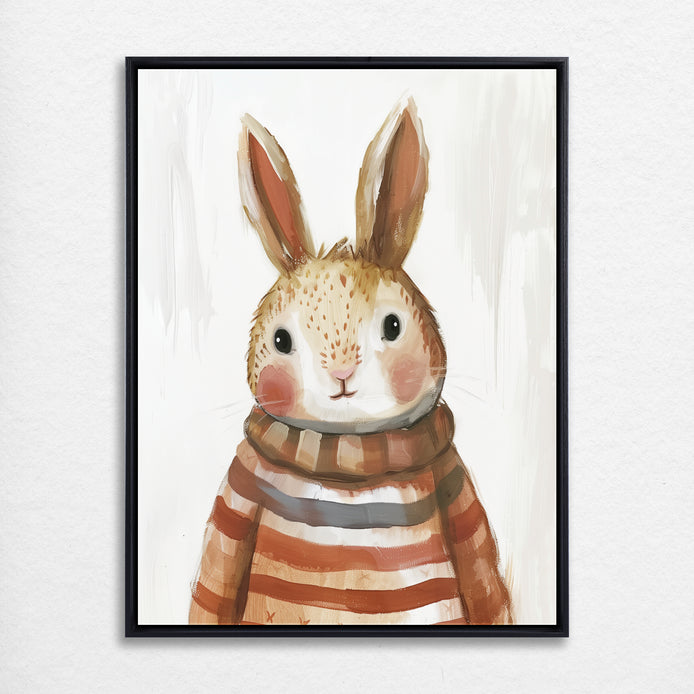 D0305-my-rabbit-friend-hand-painted-wall-art_19_3x4-vertical-frame-black.psd
