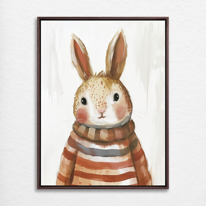 D0305-my-rabbit-friend-hand-painted-wall-art_19_3x4-vertical-frame-walnut.psd