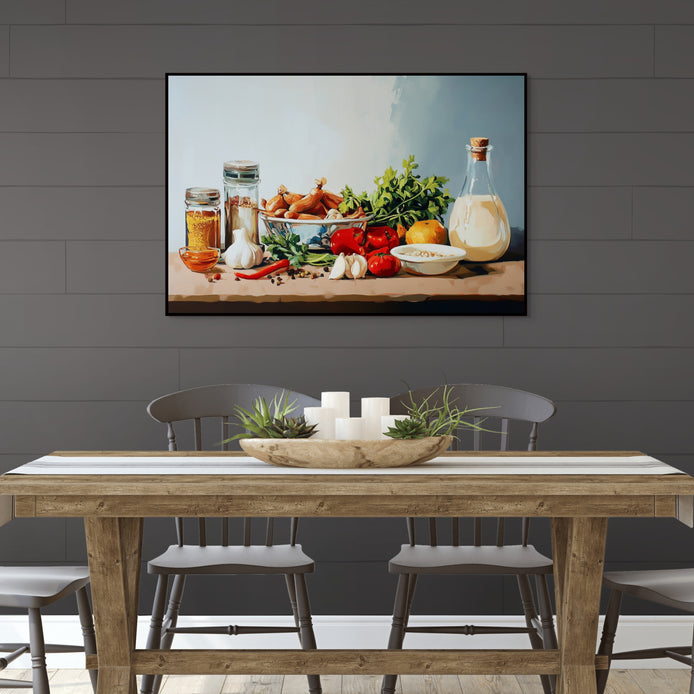 D0306-a-taste-of-tradition-hand-painted-wall-art-dining-room-image