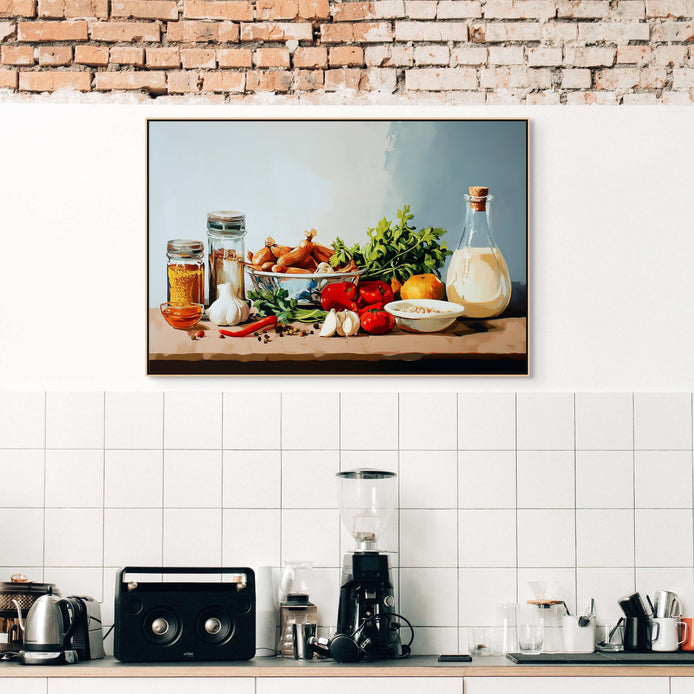 D0306-a-taste-of-tradition-hand-painted-wall-art-kitchen-room-image