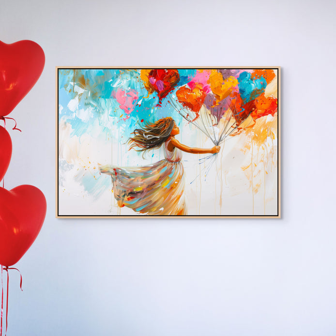 D0307-dancing-with-the-wind-hand-painted-wall-art-kids-room-image-hallway-room-image-room-f-natural