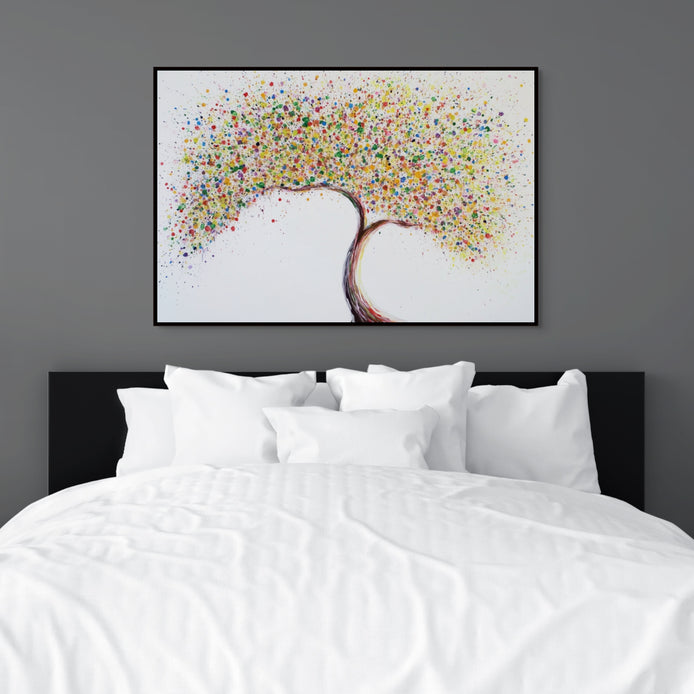D0310-the-tree-of-life-hand-painted-wall-art-bed-room-image-room-f-black