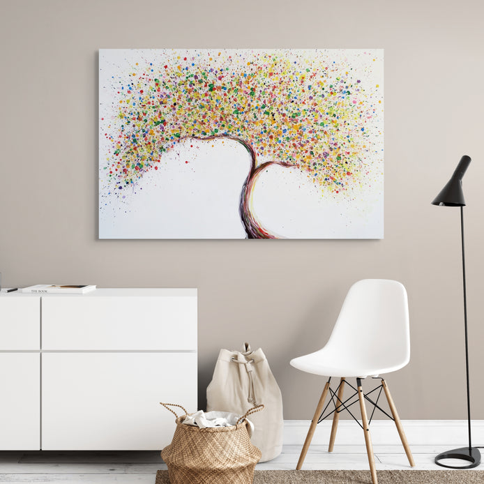 D0310-the-tree-of-life-hand-painted-wall-art-hallway-room-image