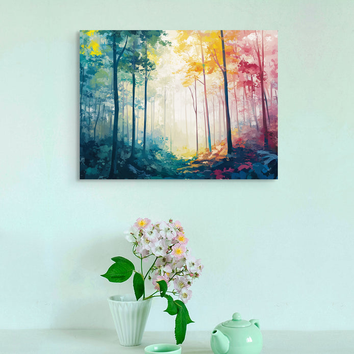 D0314-seasons-of-serenity-hand-painted-wall-art-hallway-room-image