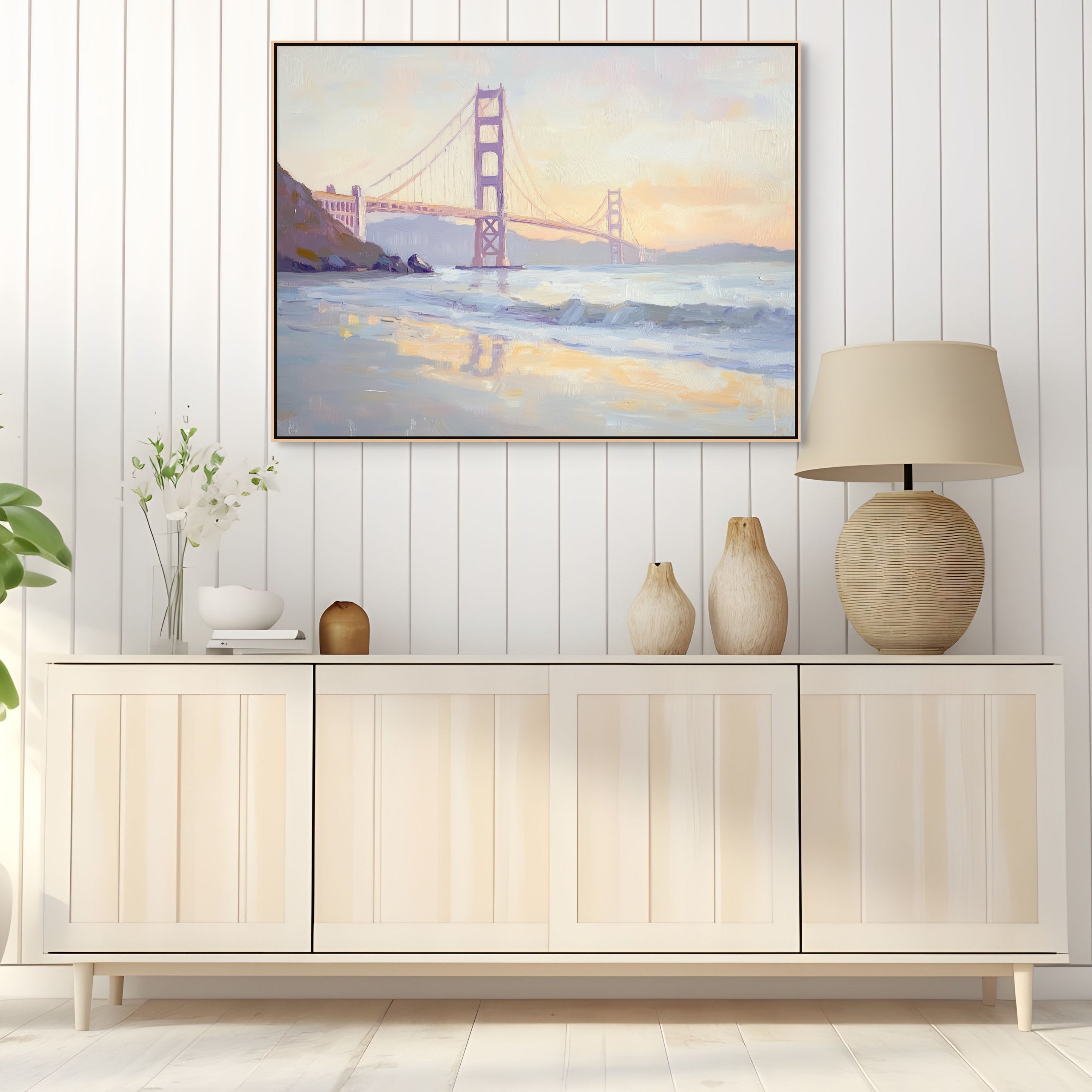 D0315-golden-glow-hand-painted-wall-art-hallway-room-image