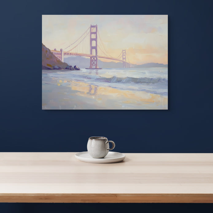 D0315-golden-glow-hand-painted-wall-art-office-room-image