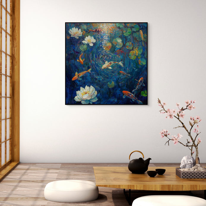 D0316-koi-serenity-hand-painted-wall-art-a-room-image-room-f-black
