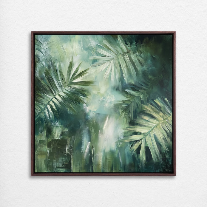 D0317-tropical-canopy-hand-painted-wall-art_01_1x1-square-frame-walnut.psd
