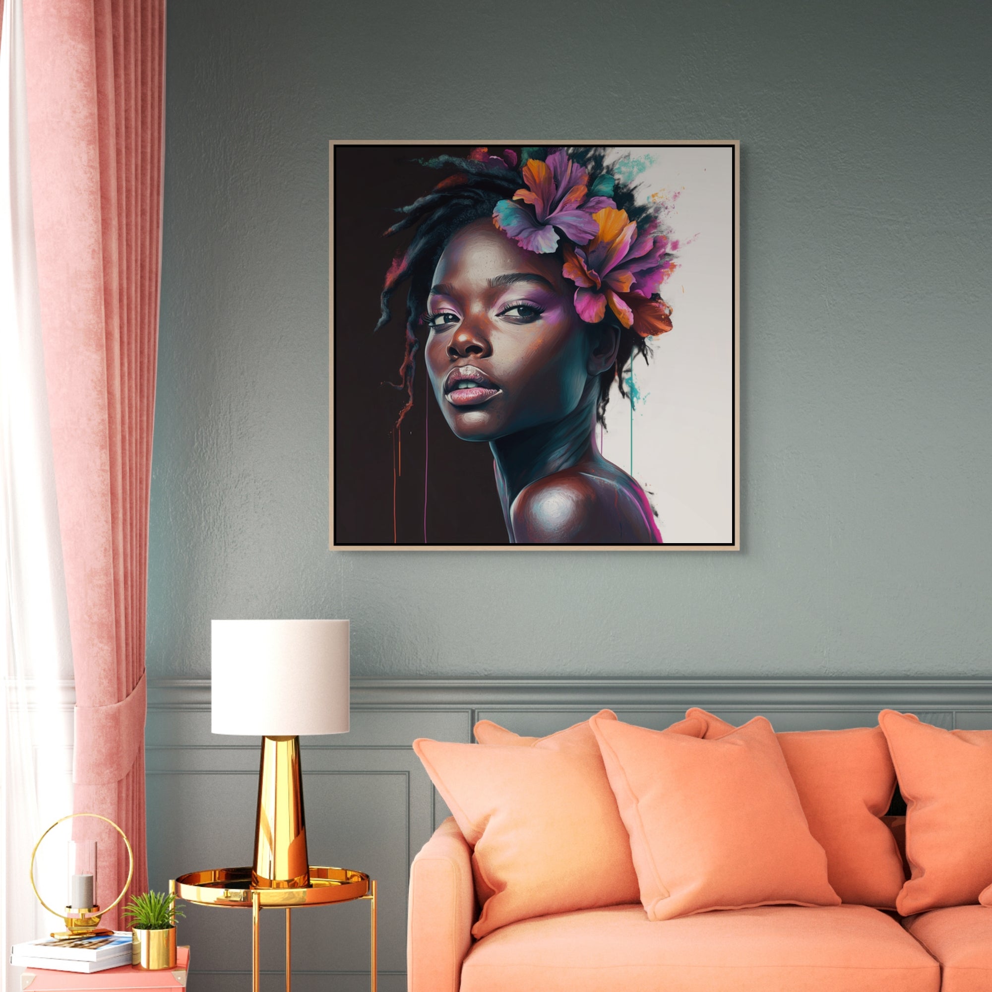 D0320-ethereal-beauty-hand-painted-wall-art-living-room-image