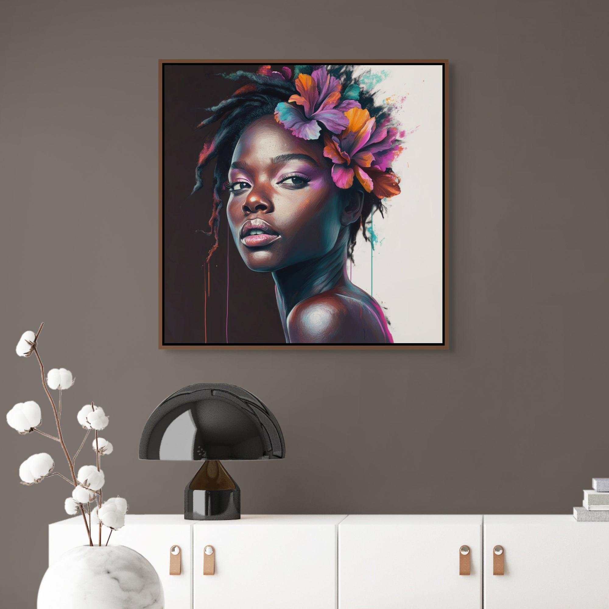 D0320-ethereal-beauty-hand-painted-wall-art-hallway-room-image