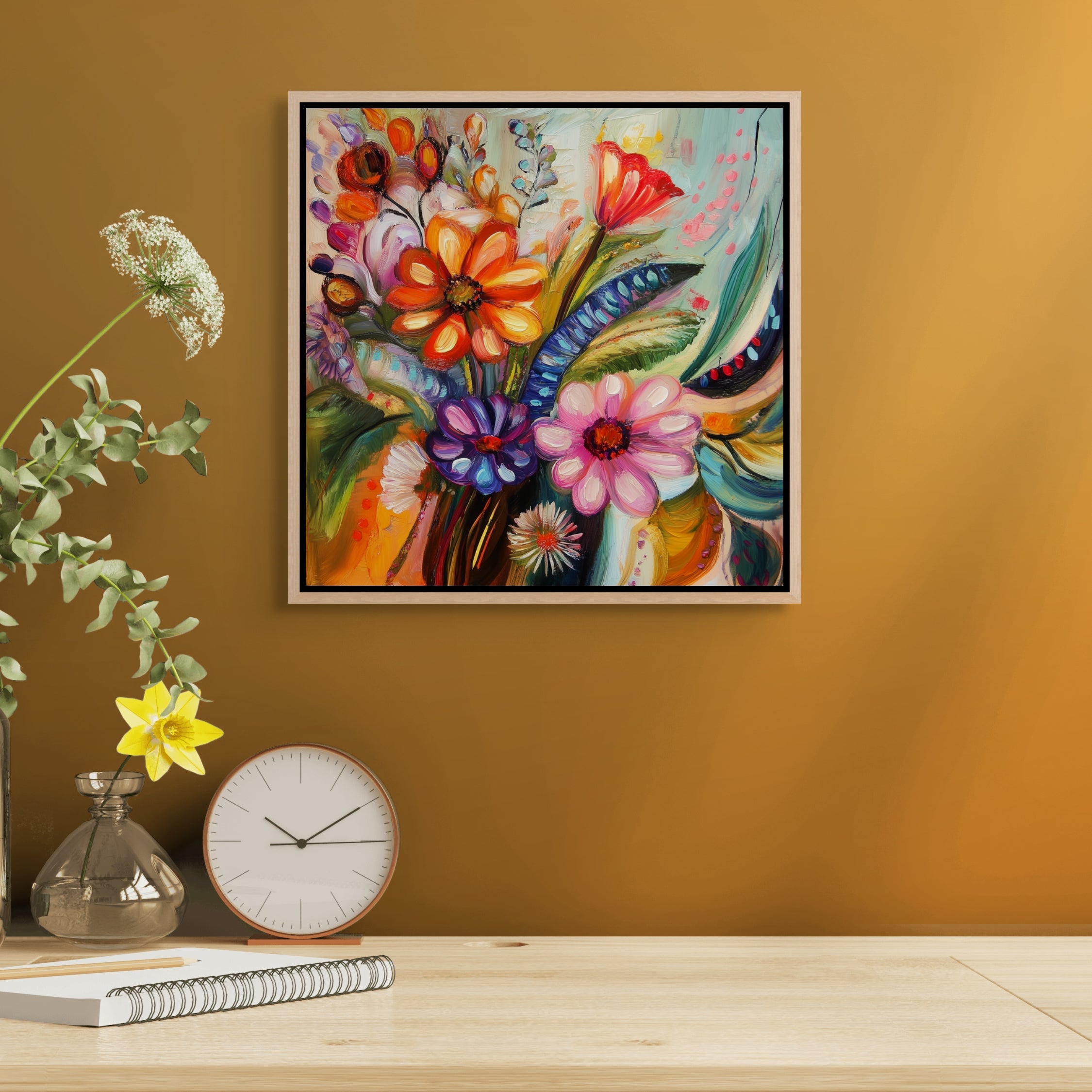 D0321-floral-rhapsody-hand-painted-wall-art-hallway-room-image-room-f-natural