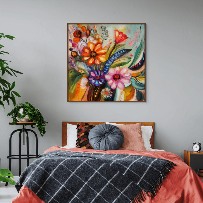 D0321-floral-rhapsody-hand-painted-wall-art-bed-room-image-room-f-walnut