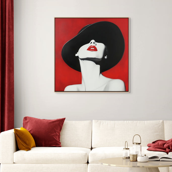 D0328-elegance-in-contrast-hand-painted-wall-art-living-room-image
