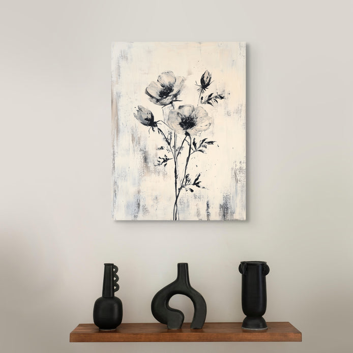 D0334-monochrome-blooms-hand-painted-wall-art-office-room-image-room-f-wrapped