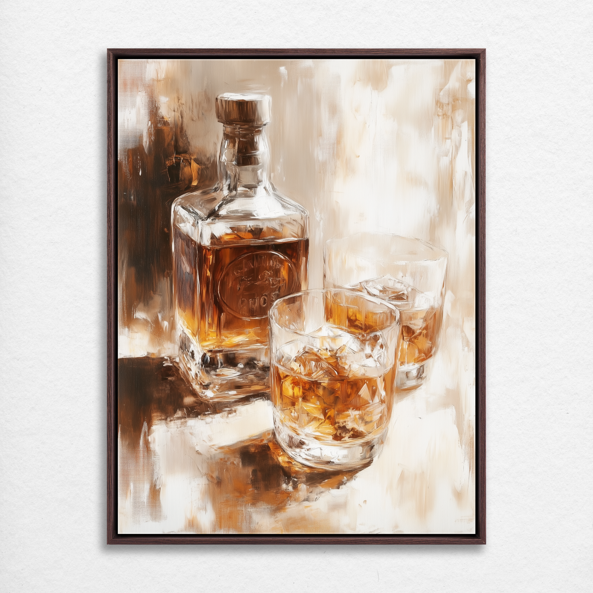 D0336-a-shot-of-gold-hand-painted-wall-art_3_3x4-vertical-frame-walnut.psd