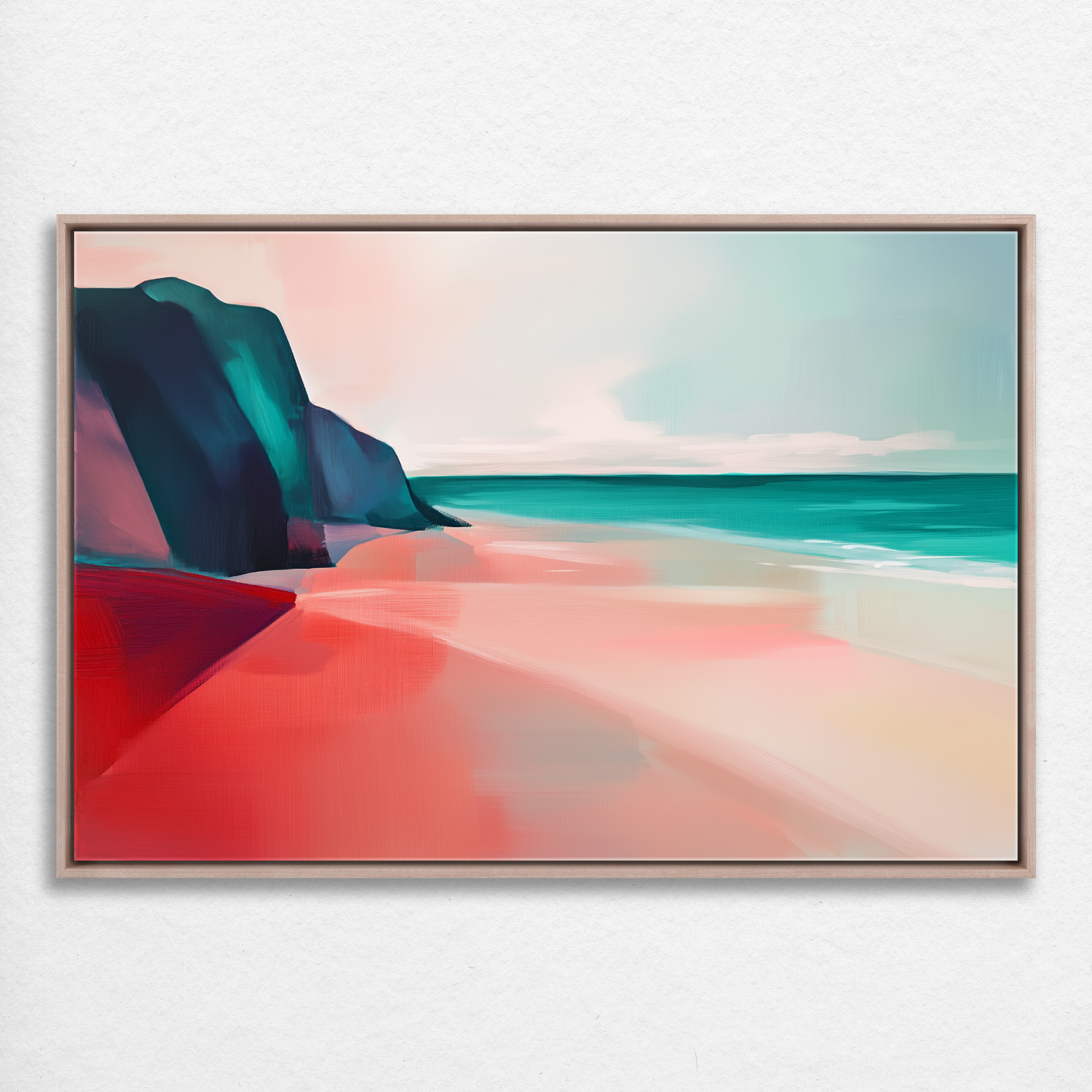 D0343-pink-sandy-beaches-hand-painted-wall-art_6_3x2-horizontal-frame-natural.psd