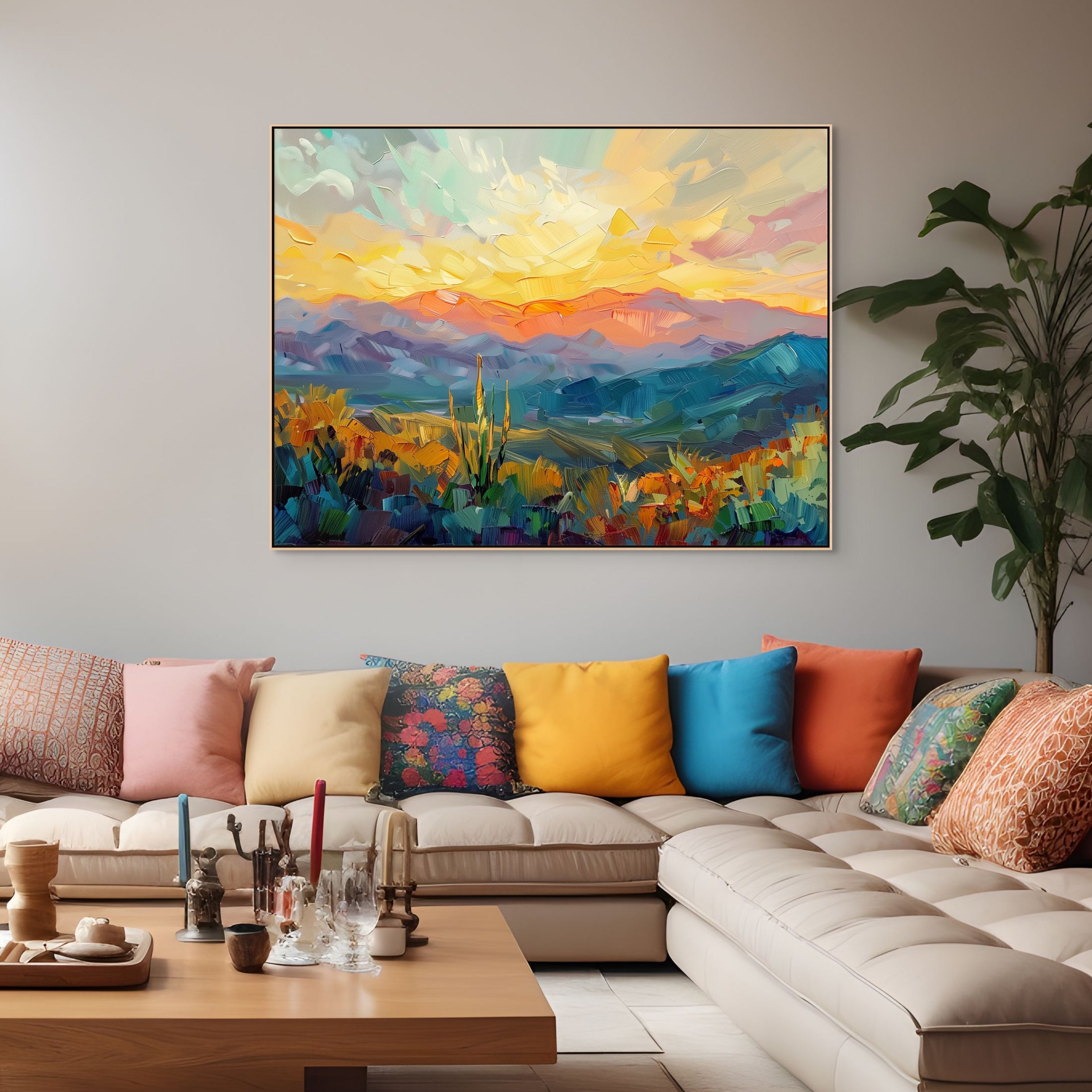 D0352-rolling-hills-hand-painted-wall-art-living-room-image