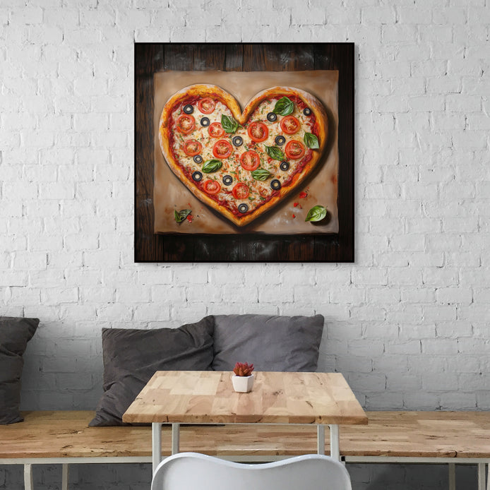 D0356-cheesy-love-hand-painted-wall-art-b-room-image-room-f-black