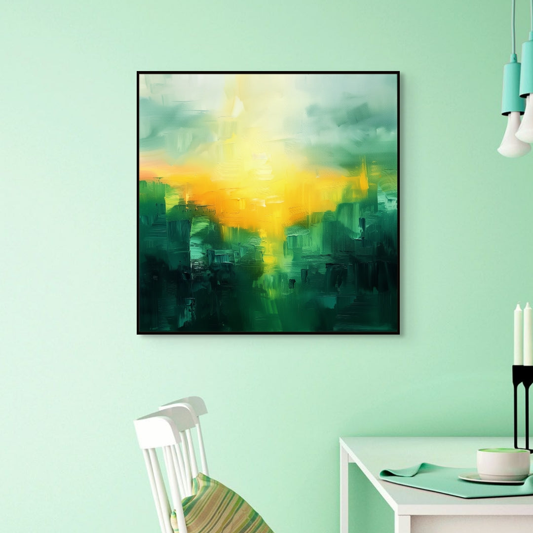 D0359-glare-hand-painted-wall-art-dining-room-image