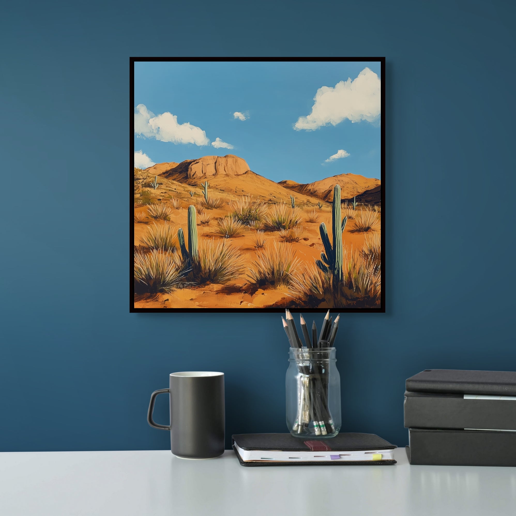 D0360-desert-calm-hand-painted-wall-art-office-room-image
