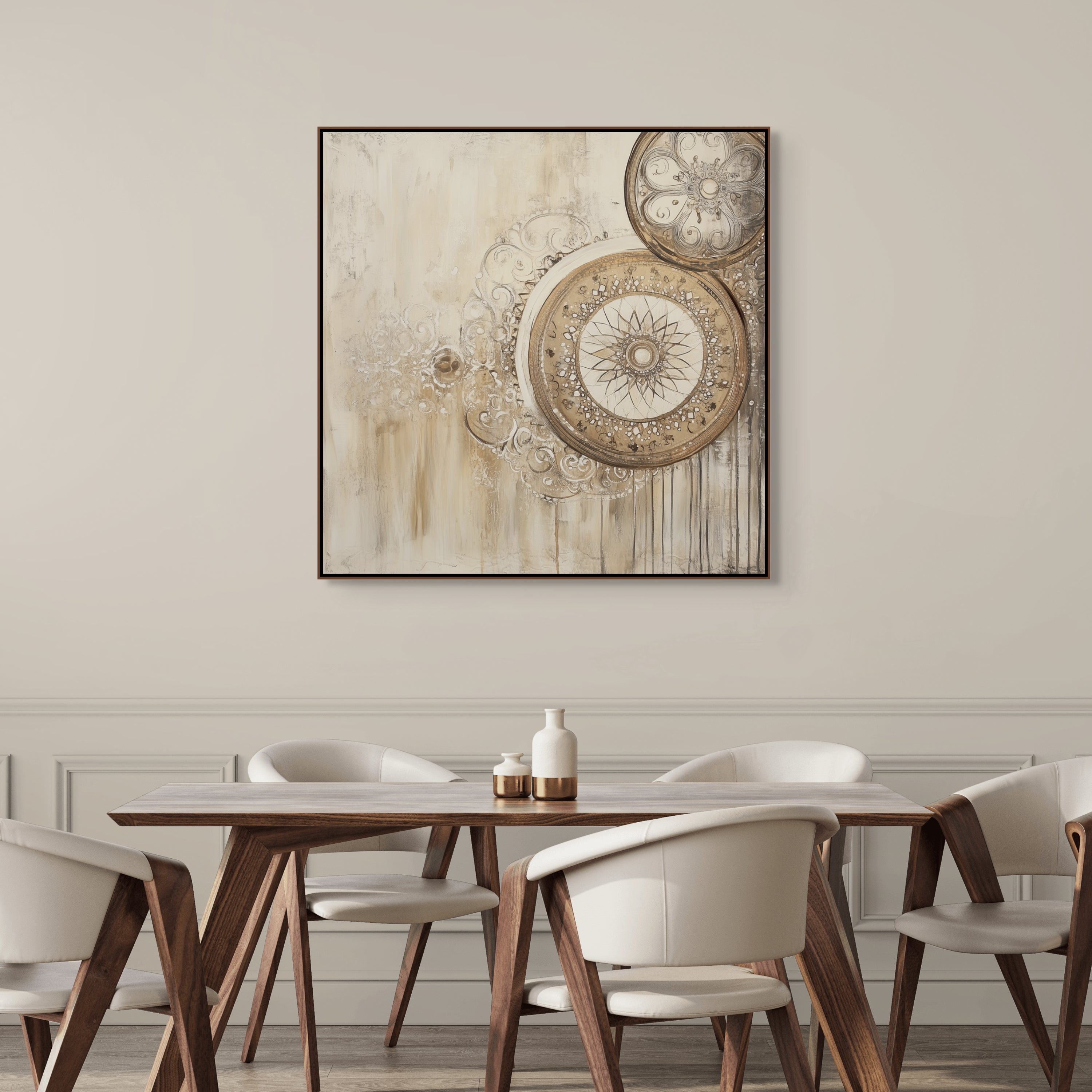 D0363-timeless-gears-i-hand-painted-wall-art-dining-room-image-room-f-walnut