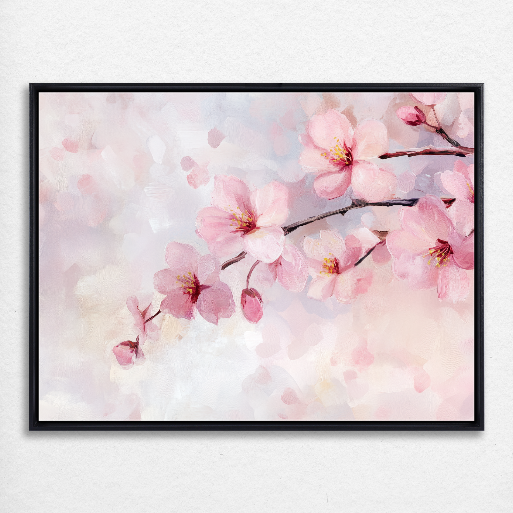 D0366-cherry-blossoms-hand-painted-wall-art_1_4x3-horizontal-frame-black.psd_1