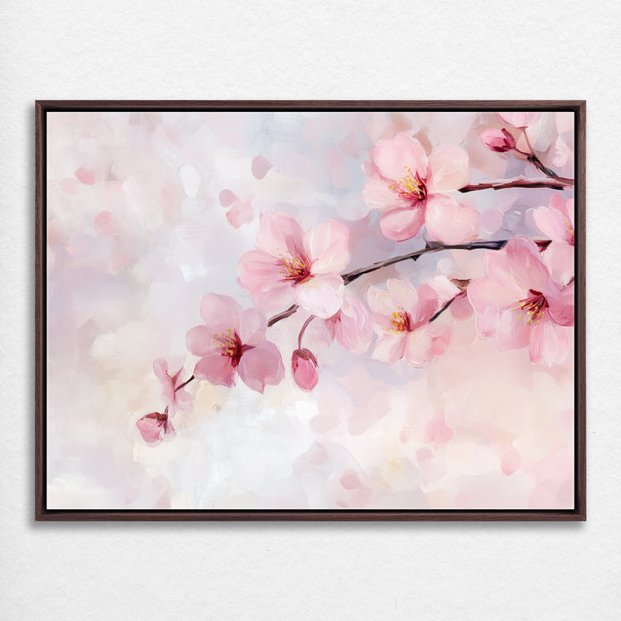 D0366-cherry-blossoms-hand-painted-wall-art_1_4x3-horizontal-frame-walnut.psd_2