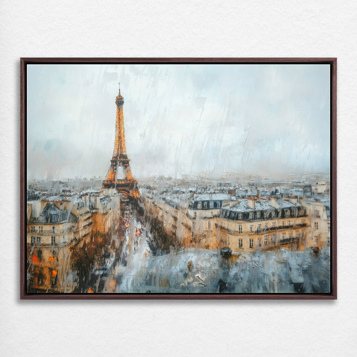 D0367-parisian-rain-hand-painted-wall-art_2_4x3-horizontal-frame-walnut.psd