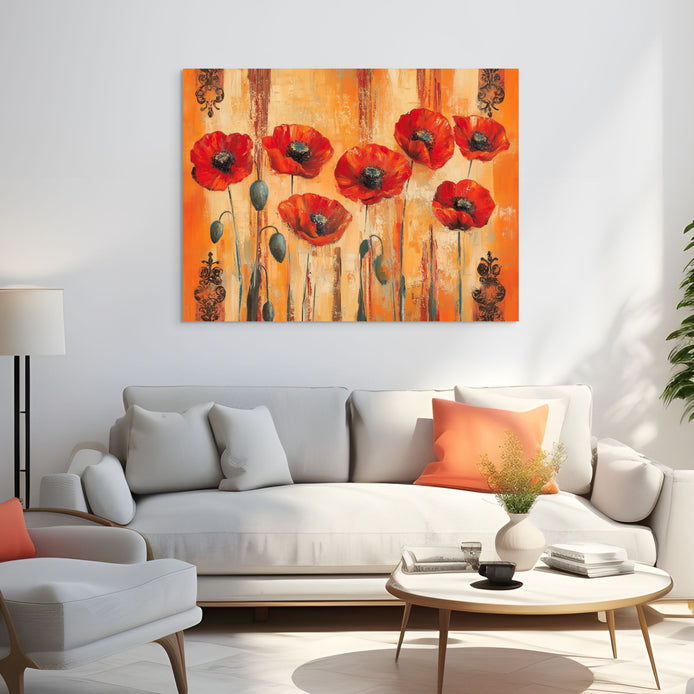D0368-scarlet-bloom-hand-painted-wall-art-living-room-image-room-f-wrapped