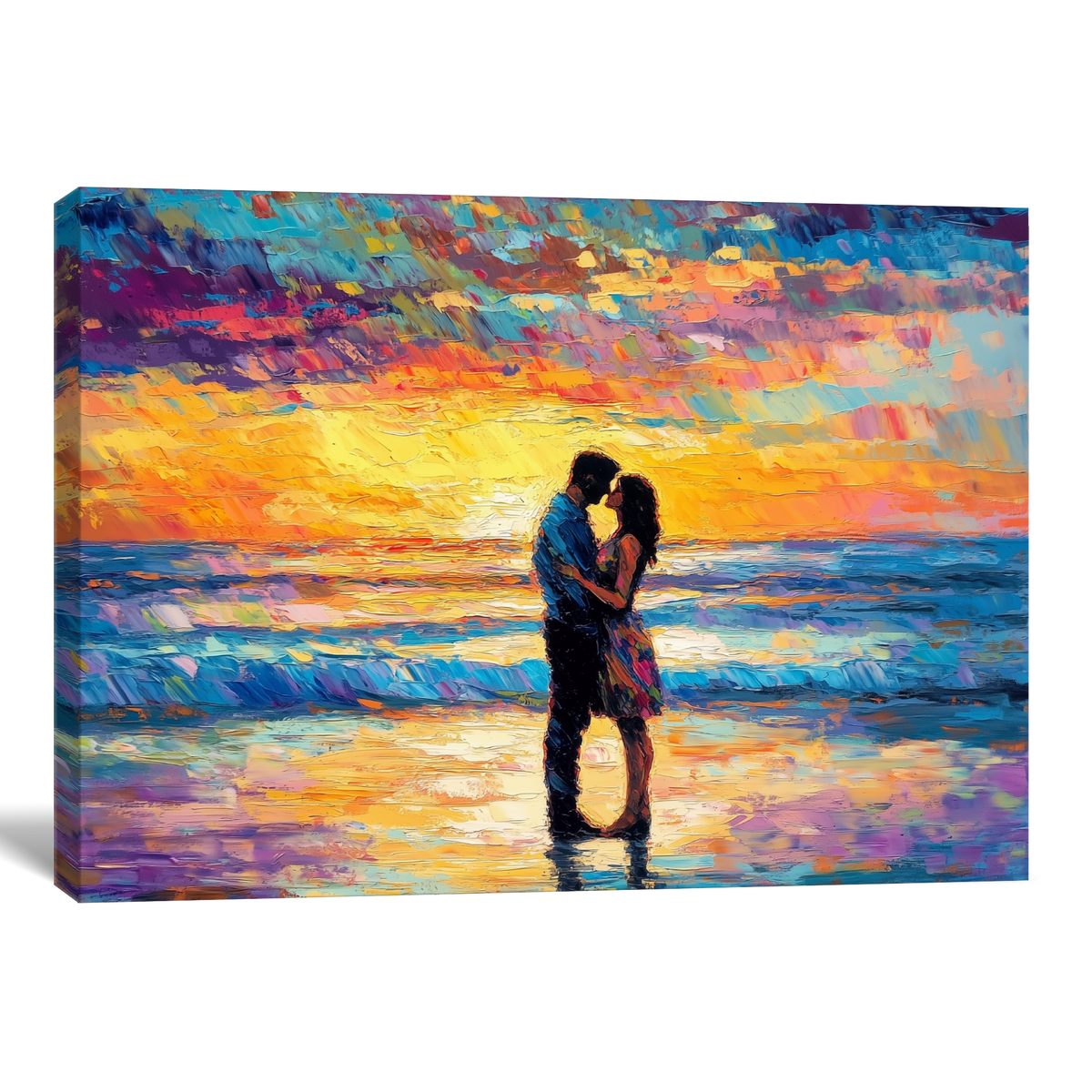 【R&B】Promysc Art Of Love Summer Kind of Love – Wall Art, Hand-Painted in Acrylic