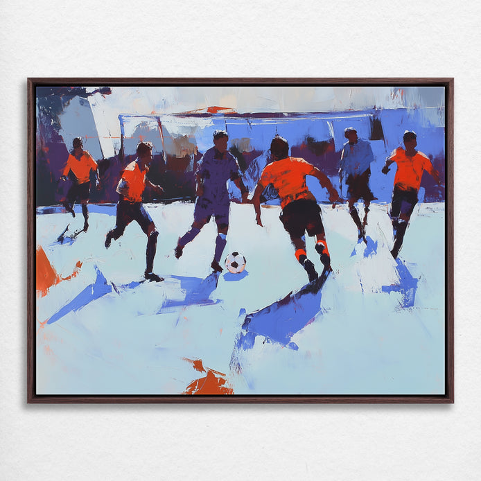 D0373-the-game-hand-painted-wall-art_8_4x3-horizontal-frame-walnut.psd_2