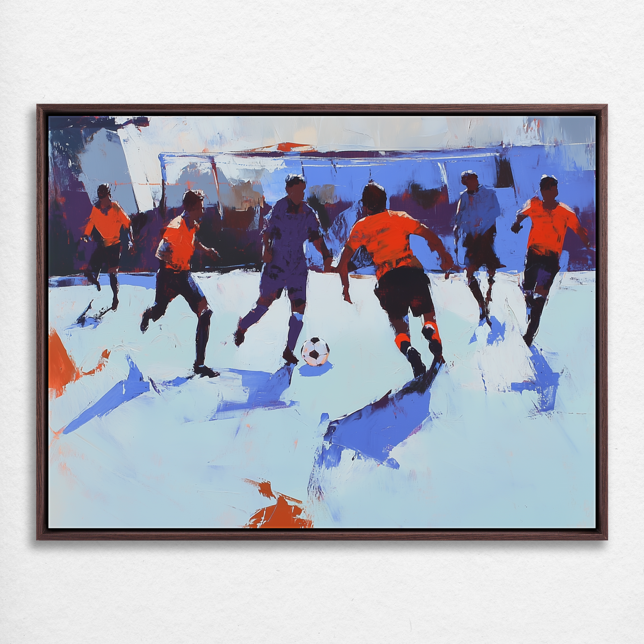 D0373-the-game-hand-painted-wall-art_8_4x3-horizontal-frame-walnut.psd_2