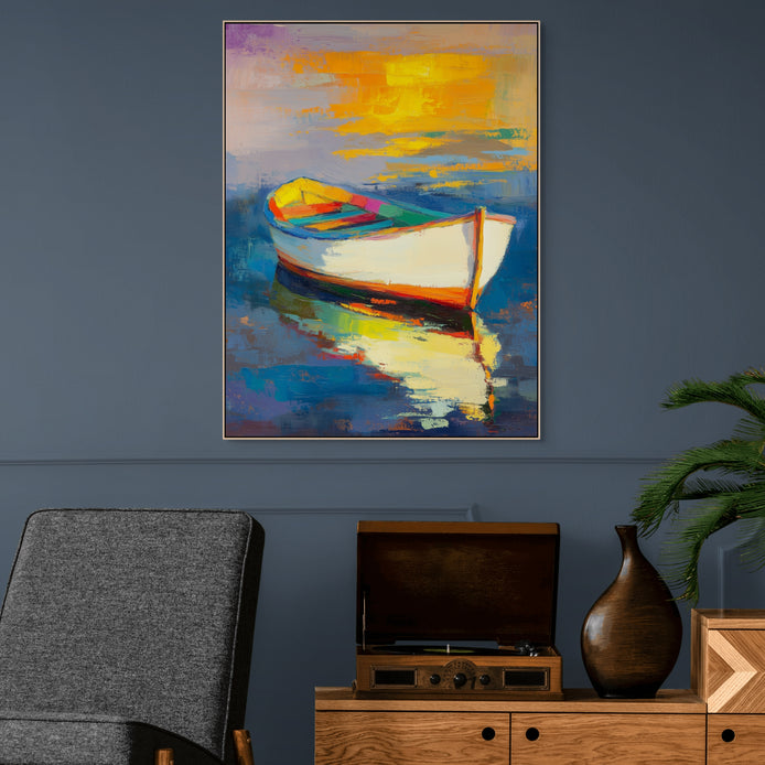 D0374-golden-reflection-hand-painted-wall-art-lounge-room-image