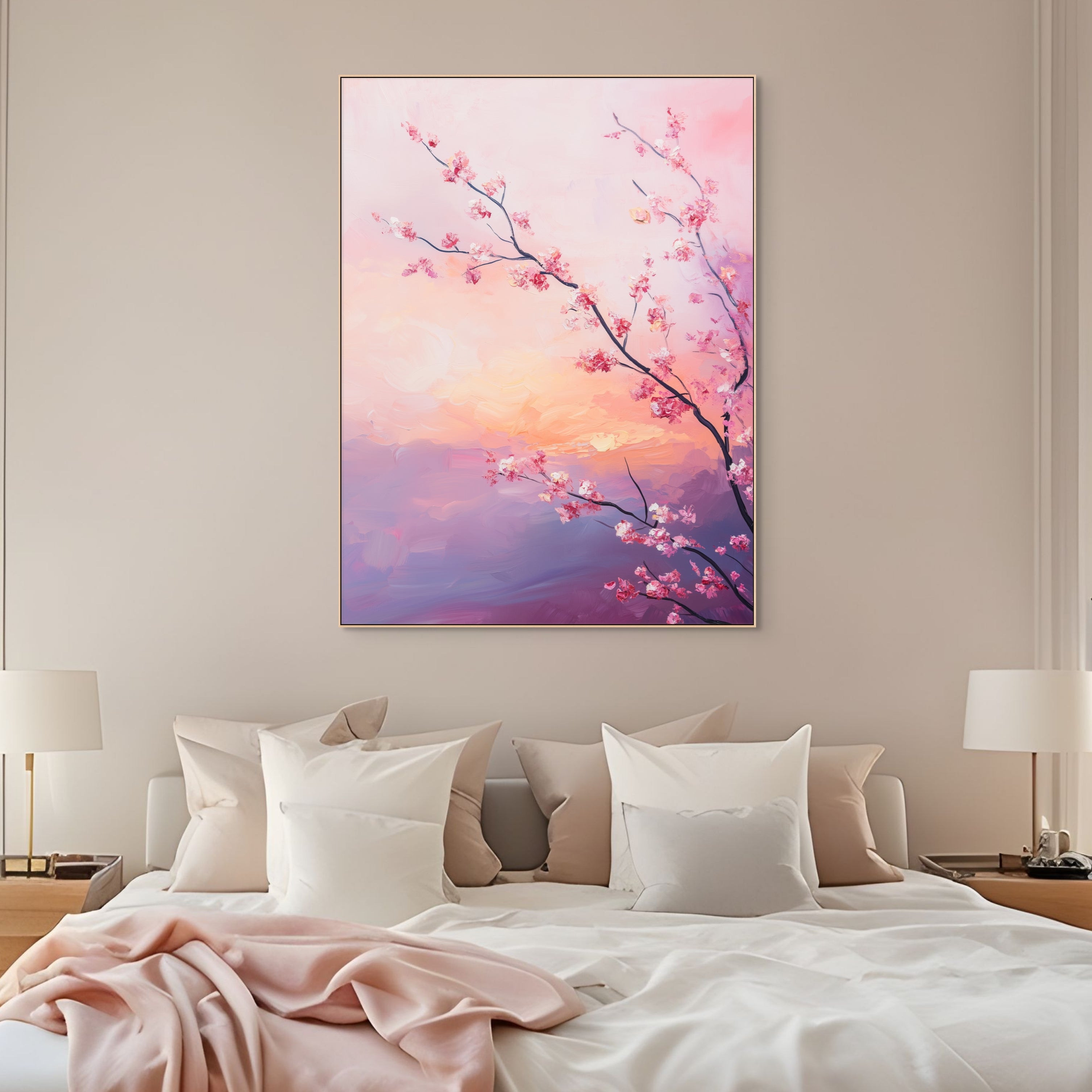 D0376-blossoms-in-the-breeze-hand-painted-wall-art-bed-room-image-room-f-natural