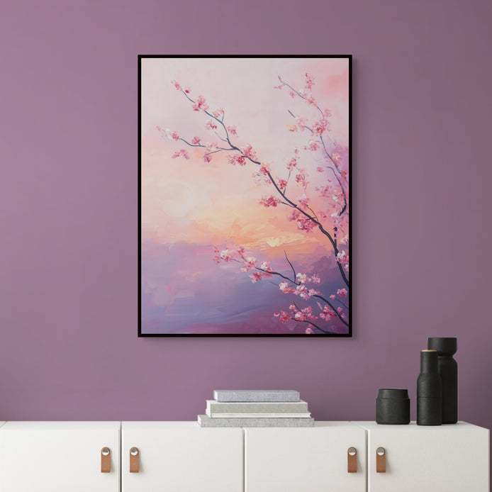 D0376-blossoms-in-the-breeze-hand-painted-wall-art-office-room-image-room-f-black