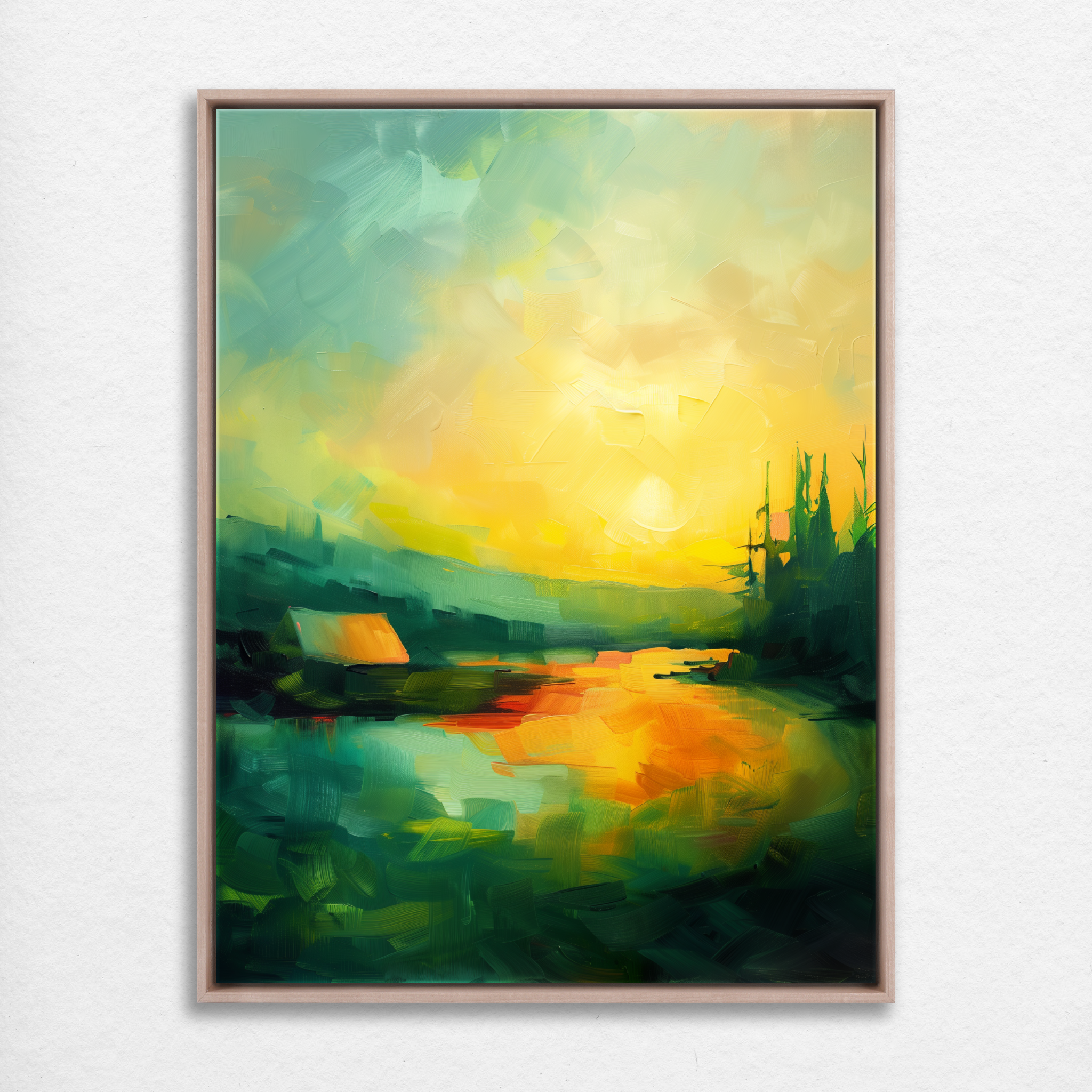 D0377-glow-hand-painted-wall-art_3_3x4-vertical-frame-natural.psd