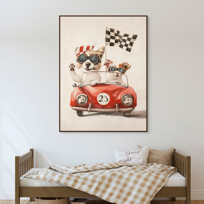 D0381-racing-buddies-hand-painted-wall-art-kids-room-image-room-f-walnut