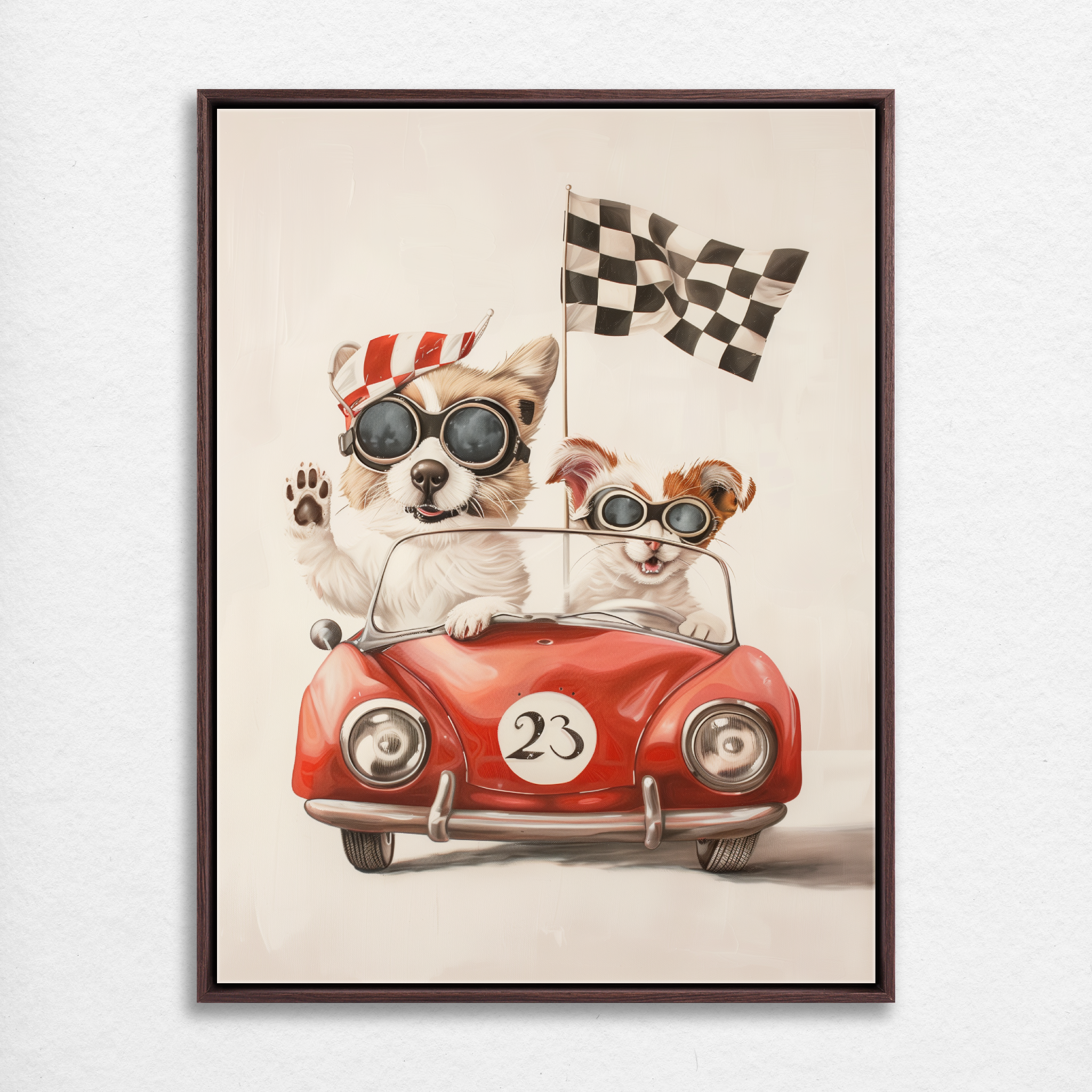 D0381-racing-buddies-hand-painted-wall-art_7_3x4-vertical-frame-walnut.psd_0