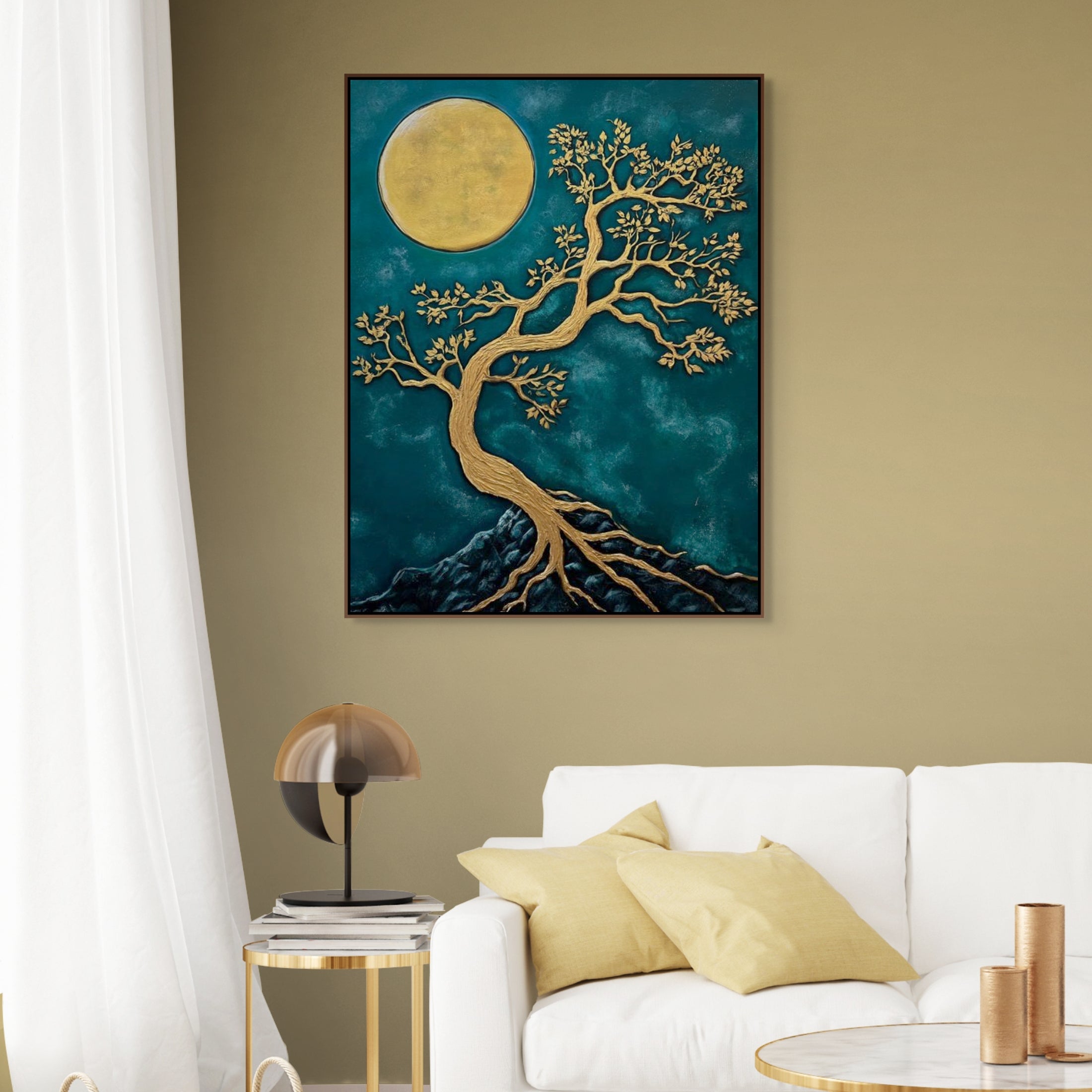 D0382-golden-hour-hand-painted-wall-art-living-room-image-room-f-walnut