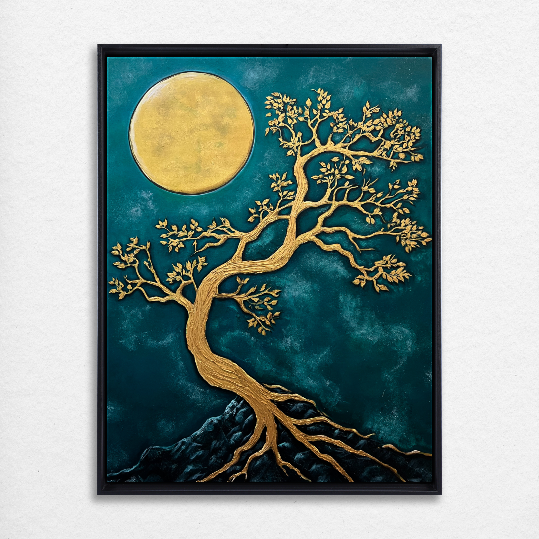 D0382-golden-hour-hand-painted-wall-art_8_3x4-vertical-frame-black.psd