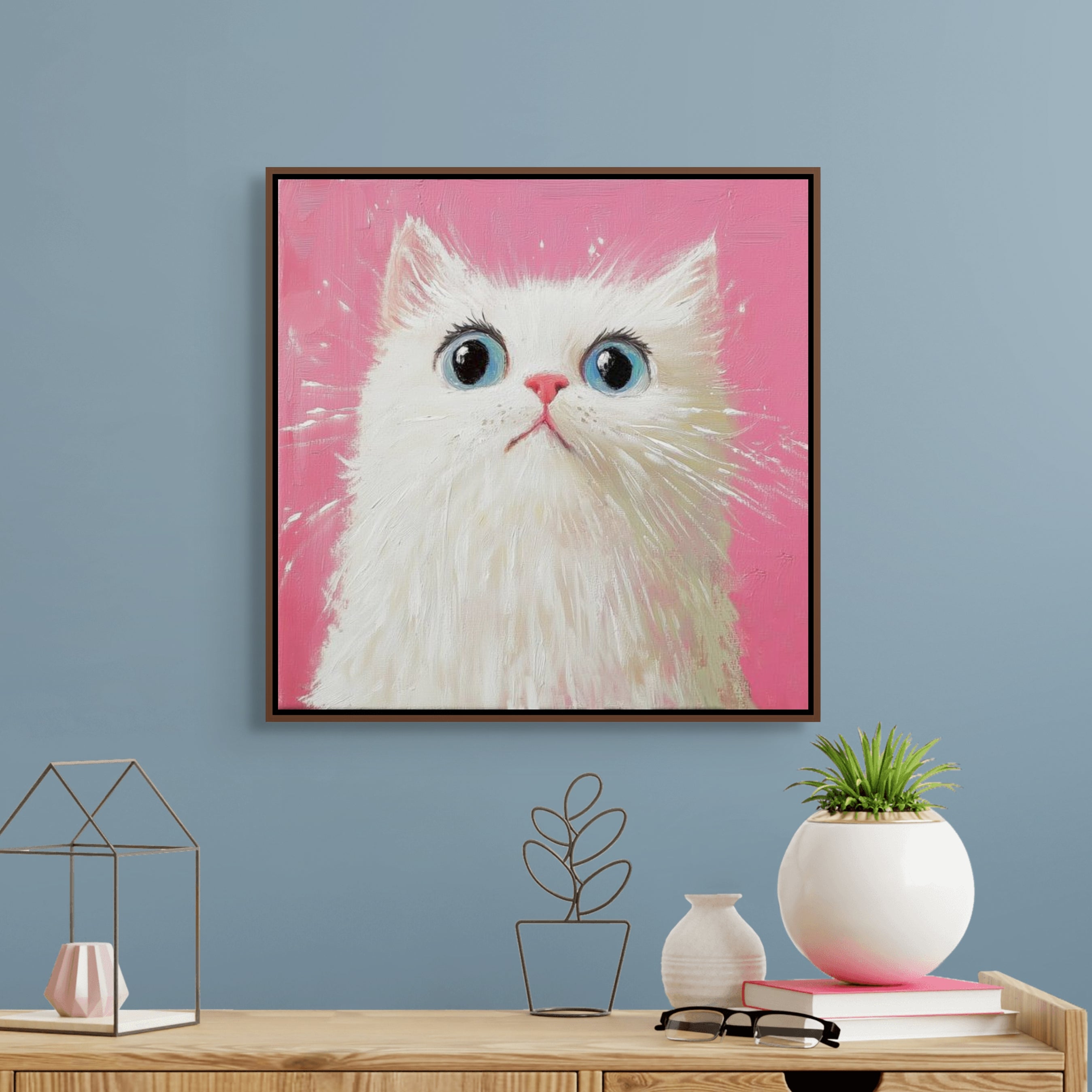 D0384-wonder-hand-painted-wall-art-hallway-room-image