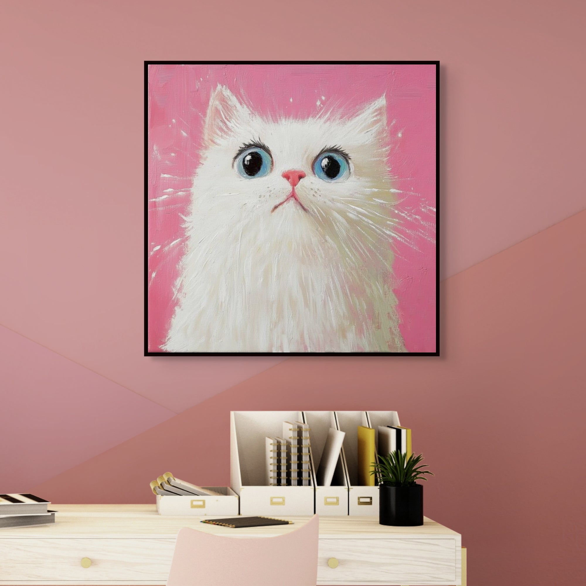 D0384-wonder-hand-painted-wall-art-office-room-image-room-f-black