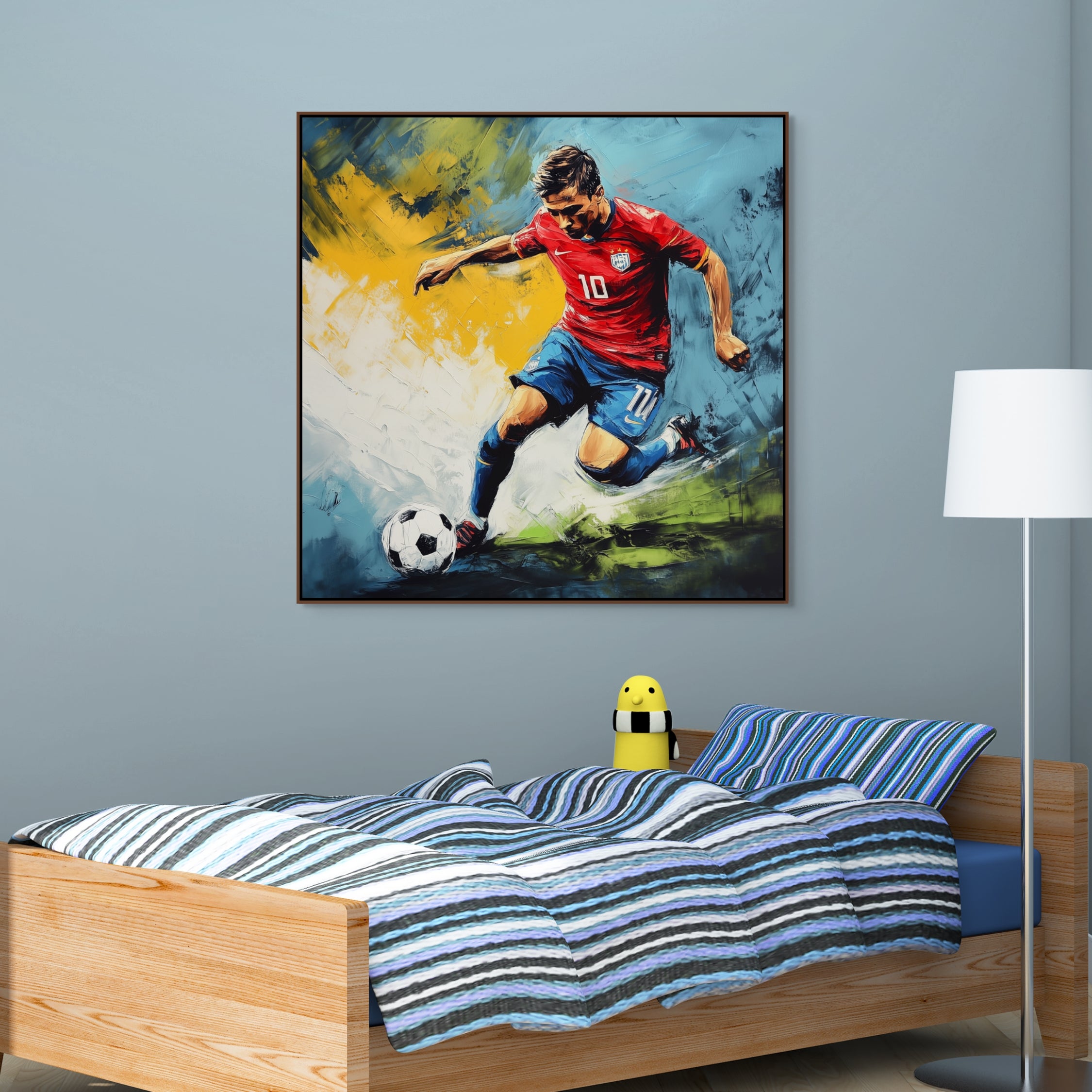 D0386-the-playmaker-hand-painted-wall-art-kids-room-image
