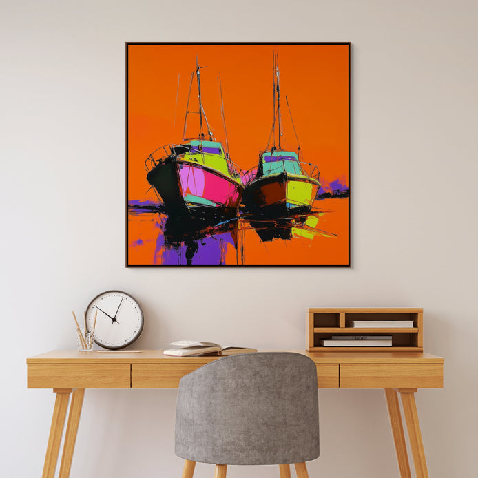 D0387-docked-for-the-night-hand-painted-wall-art-office-room-image-room-f-walnut