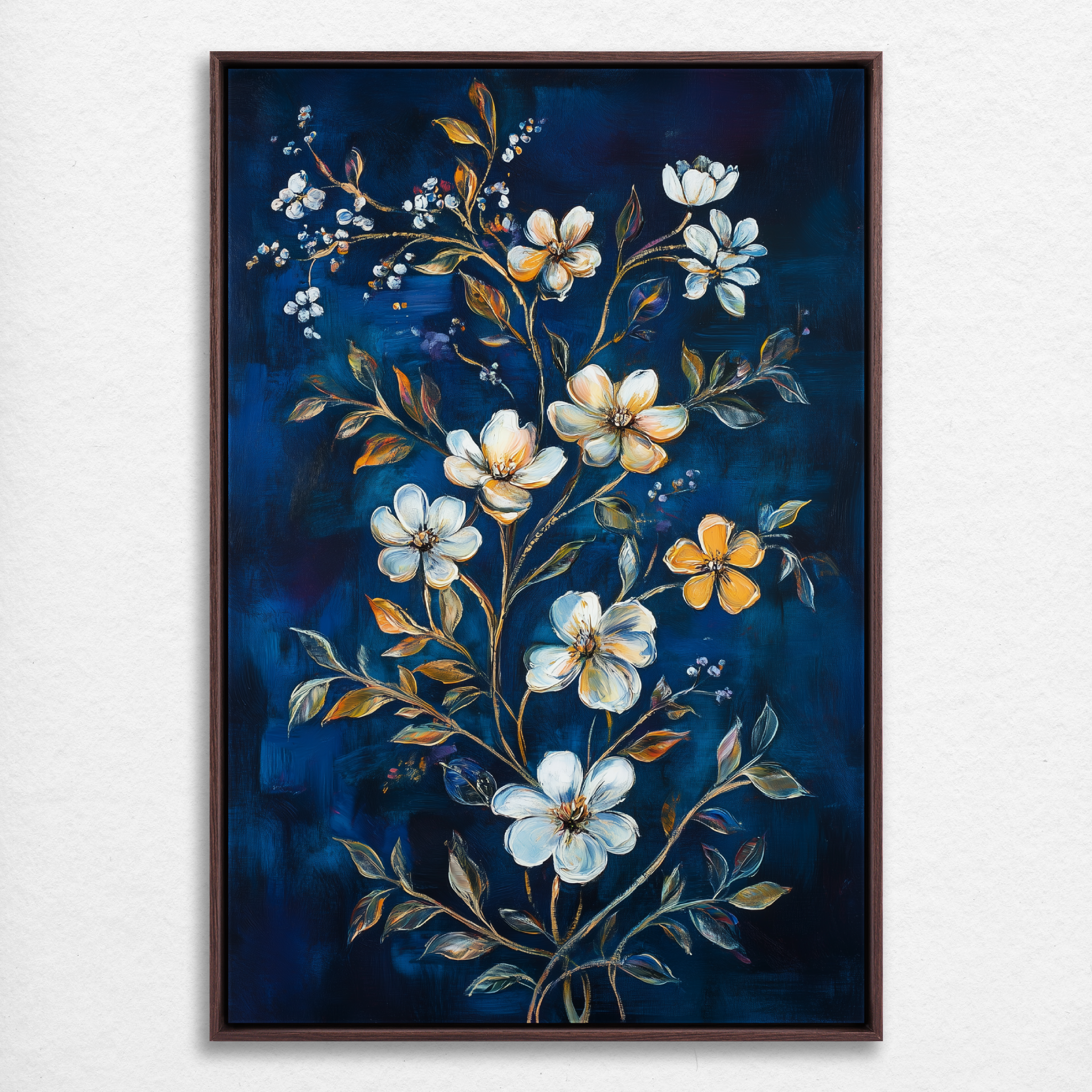 D0388-midnight-blossoms-hand-painted-wall-art_0_2x3-vertical-frame-walnut.psd