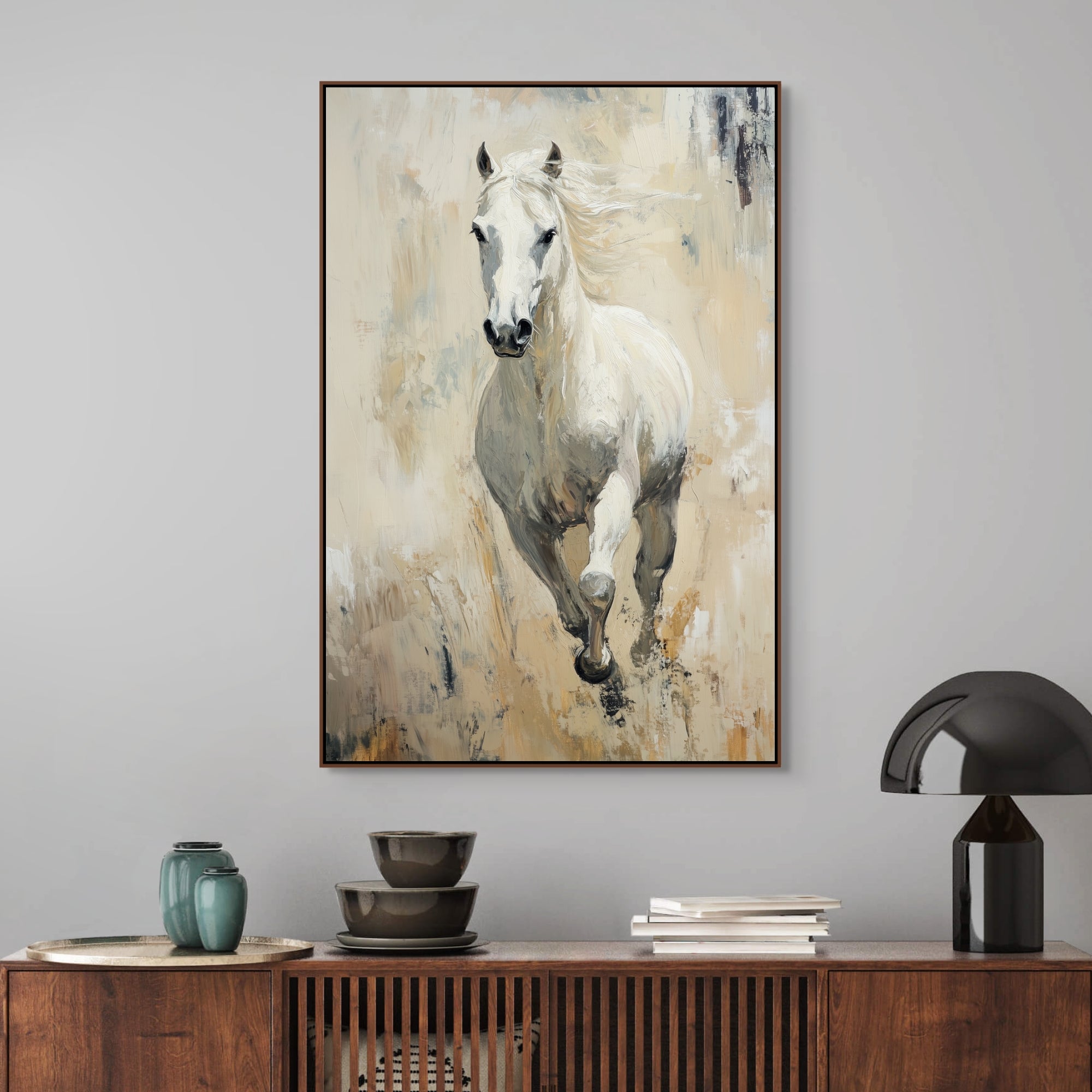 D0392-spirit-hand-painted-wall-art-hallway-room-image